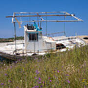 Old Fishing Boat Poster