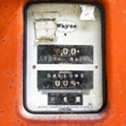 Old Gas Pump Poster