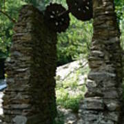 Old Mill Wheel Poster