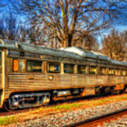 Old Rail Car Poster