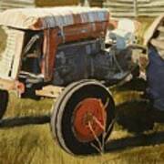 Old Ranch Tractor Poster