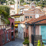 Old Town In Villefranche-sur-mer 3 Poster