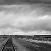 Old West Railroad Poster