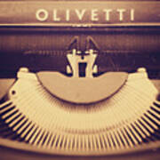 Olivetti Typewriter Poster