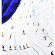 Tignes Val D'isere Vintage Ski Poster Poster