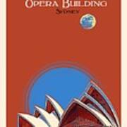 Opera Building In Sydney Poster By Adam Asar 2 Poster