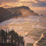 Oregon Coast Mist Poster
