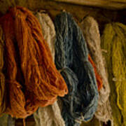 Organic Yarn And Natural Dyes Poster