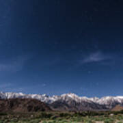 Orion Over Mt. Whitney Poster