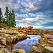 Otter Point Reflections Poster