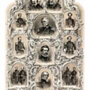 Our Generals -- Union Civil War Poster