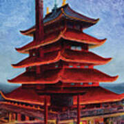 Pagoda  Reading, Pa Poster