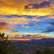 Painted Sky's Over Sedona Poster