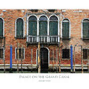 Palace On The Grand Canal Poster
