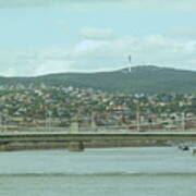 Panorama Over Danube Poster