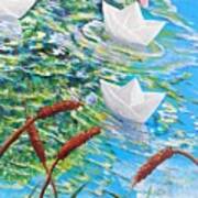 Paper Boats Poster
