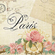Parchment Paris - Timeless Romance Poster