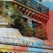 Paris Cafe Poster