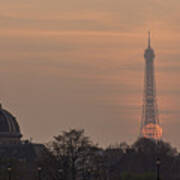 Paris Sunset Ii Poster