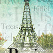 Paris Texas Style Poster