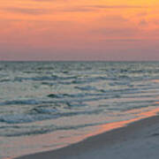 Pastel Gulf Coast Sunset Poster
