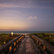 Path To The Beach - Sanibel, United States - Astrophotography Poster