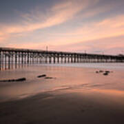 Pawleys Island Pier Sunset Poster