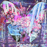 Peace Butterfly Poster