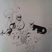 Peaceable Kingdom Unfinished Poster