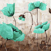 Peaceful Poppies Poster