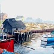 Peggy's Cove Harbour Poster