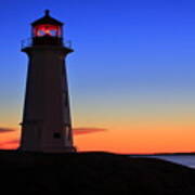 Peggy's Point Lighthouse, Nova Scotia Poster