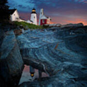 Pemaquid Lighthouse At Dawn Poster