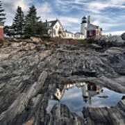 Pemaquid Reflection Poster