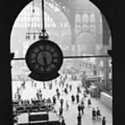 Penn Station Clock Poster
