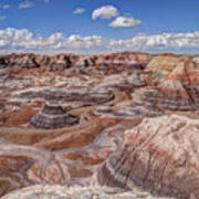 Petrified Forest Blue Mesa Poster