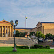 Philadelphia Sights - The Museum Of Art Panorama Poster