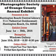 Photography Society Of Orange County Poster