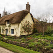 Picturesque Dunster Cottage Poster