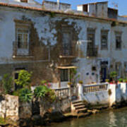 Picturesque Waterfront House On The River Gilao In Tavira Poster