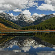 Piney Lake First Snow Poster