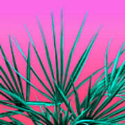 Pink Palm Life - Miami Vaporwave Poster