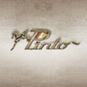 Pinto Car Badge Poster