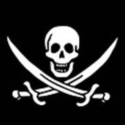 Pirate Flag Jolly Roger Of Calico Jack Rackham Tee Poster