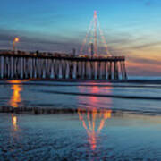 Pismo Pier Lights Poster