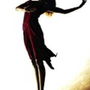 Poise In Silhouette Poster