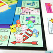 Pokemon Version Of Monopoly Board Game 1 Poster