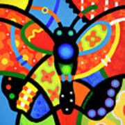 Kaleidoscope Butterfly #1 Poster