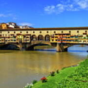 Ponte Vecchio, Florence, Firenze, Italia Poster