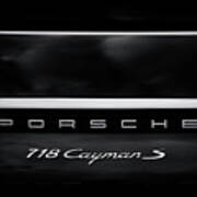 Porsche 718 Cayman S Poster